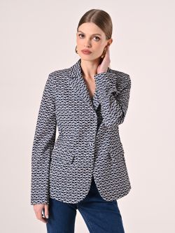 Chaqueta con estampado geométrico in_i7