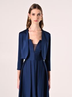 Coprispalle in Raso Blu det_2