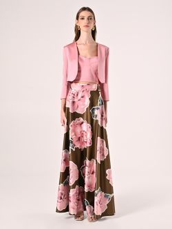Powder Pink Satin Shrug det_1