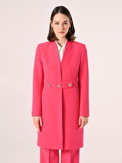 Duster in Fuchsia Technical Fabric det_2