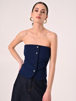 Top bustier bleu in_i7
