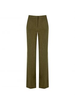 Pantaloni Verde Militare in Poliviscosa det_4