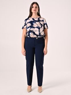 Pantaloni Curvy Blu det_1