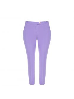 Pantalón curvy de tejido técnico lila det_4