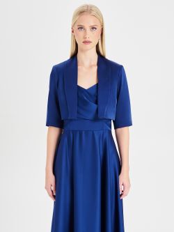 Rinascimento atelier Blue Satin Shrug det_3