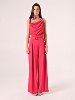 Top Fuxia con spalline Asimmetriche det_1