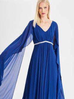 Abito Lungo Rinascimento atelier Blu con Pietre in_i5