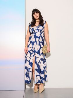 Long Curvy Floral Print Dress sp_e1
