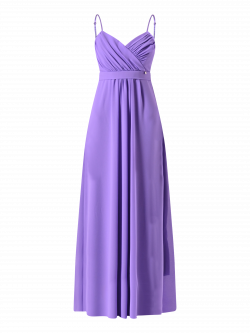 Lilac Empire-Waist Georgette Dress det_4