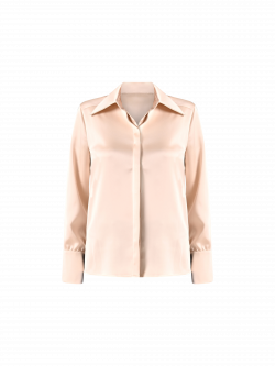 Camisa beige en raso det_4