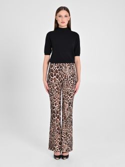 Pantalone Flared Animalier det_1
