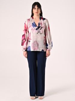 Curvy Floral-print Blouse det_1