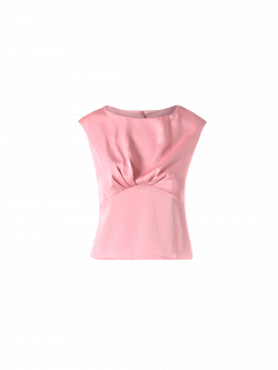 Top vieux rose en satin det_4
