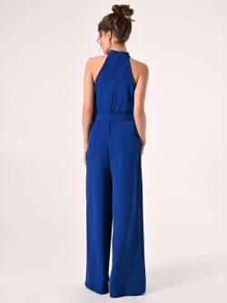 China Blue Palazzo Jumpsuit det_3