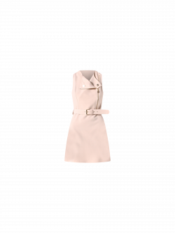Beige Biker Dress det_4