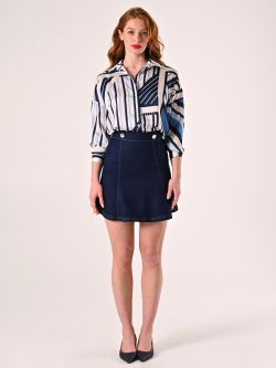 Gonna Corta in Denim det_1