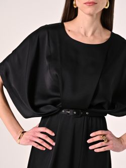 Abito Nero con Maniche Kimono in_i5