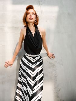Top noir en satin sp_e1