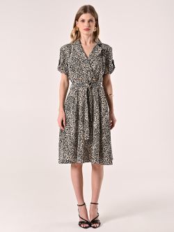 Kurzes Kleid mit Animal-Print det_1