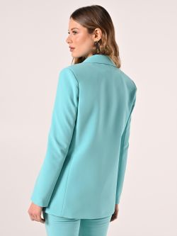 Chaqueta cruzada de tejido técnico verde agua det_3