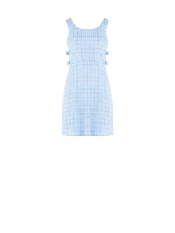 Abito con Fiocchi in Tweed con Micro Paillettes det_4