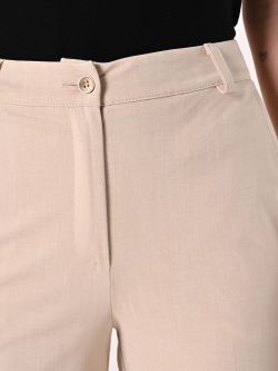 Pantaloni Beige in Tessuto Operato in_i5