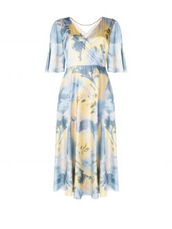 Long Curvy Dress with Abstract Floral Print det_4