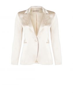 Curvy-Jacke aus strukturiertem Satin in Beige det_4