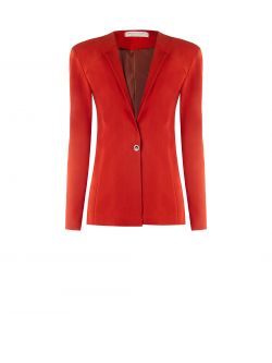 Veste déstructurée couleur terracotta det_4