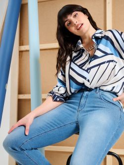 Camisa curvy con rayas celestes sp_e1