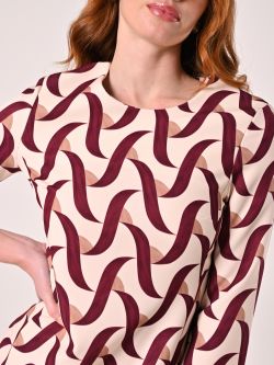 Robe en tissu technique imprimé in_i5