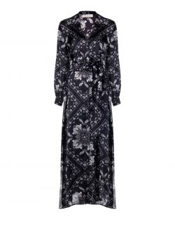 Paisley Satin Dress det_4