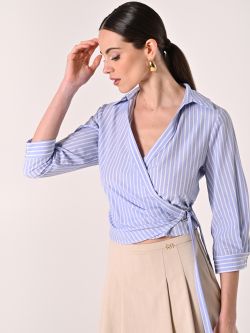 Camisa cruzada de rayas in_i7
