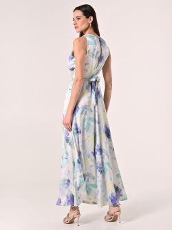 Robe longue imprimé fleuri det_3