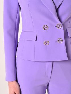 Chaqueta de tejido técnico lila in_i5