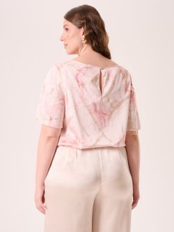 Marbled Pink Curvy Bouse in_i4