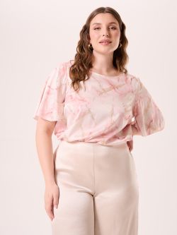 Marbled Pink Curvy Bouse in_i7