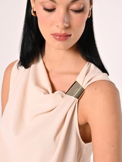 Top Beige effetto Goffrato in_i5