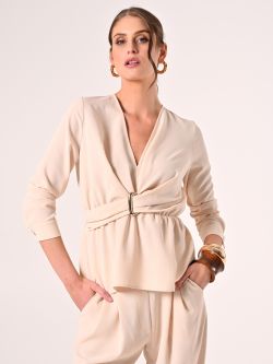 Textured Beige Blouse sp_e1