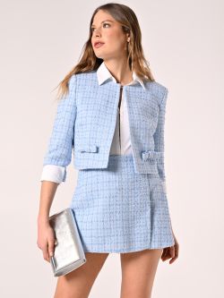 Tweed Skort with Micro Sequins in_i6