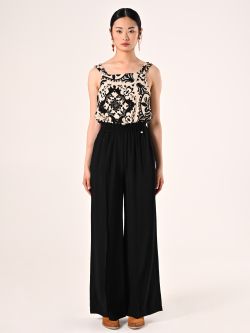 Flowy Black Trousers det_1