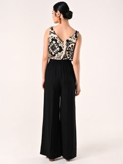 Flowy Black Trousers det_3