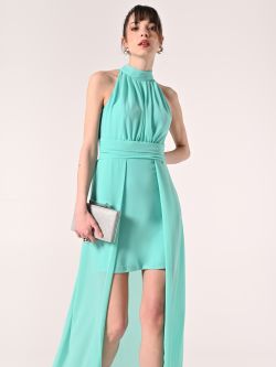 High-Low-Kleid in Wassergrün sp_e1