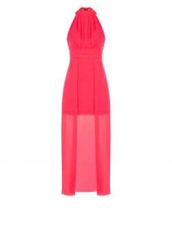 Vestido high-low fucsia det_4