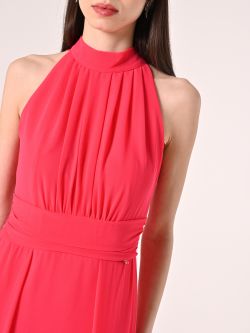 Vestido high-low fucsia in_i5