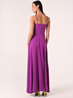Vestido largo iris violeta det_3