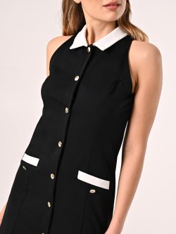 Vestido blazer con bordes a contraste in_i5