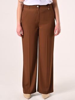 Curvy Chocolate Loose Trousers det_2