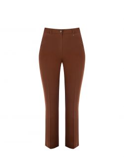Curvy Chocolate Loose Trousers det_4
