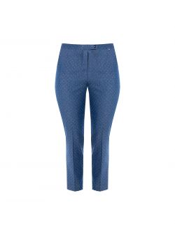 Curvy Chambray Trousers with Rhinestones det_4